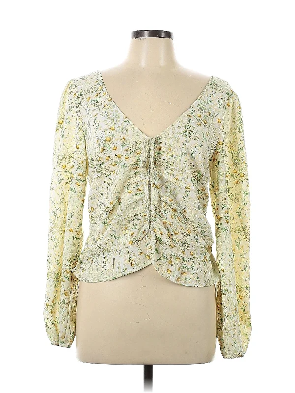 Long Sleeve Blouse Modern Work Blouse