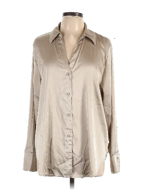 Long Sleeve Blouse Sweetheart Neck Blouse