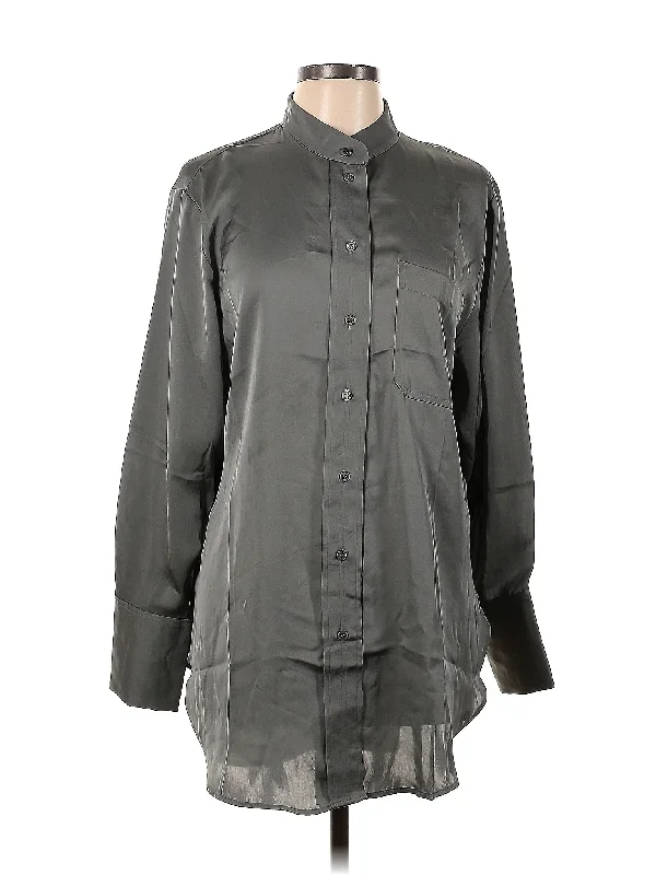 Long Sleeve Blouse Feminine Tie Blouse