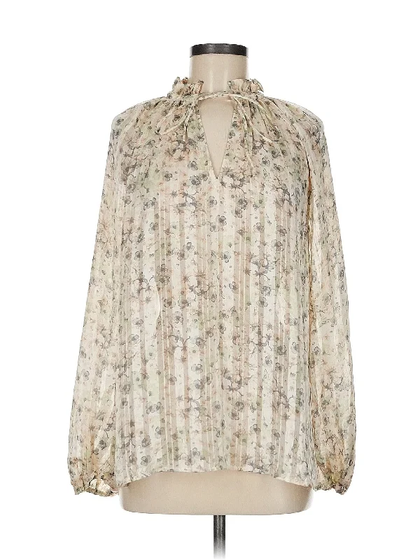 Long Sleeve Blouse Bell Sleeve Blouse