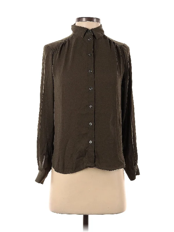 Long Sleeve Blouse Chic Off-Shoulder Blouse