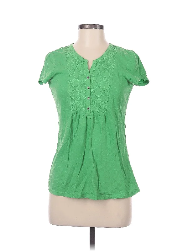 Short Sleeve Blouse Loose Fit Blouse