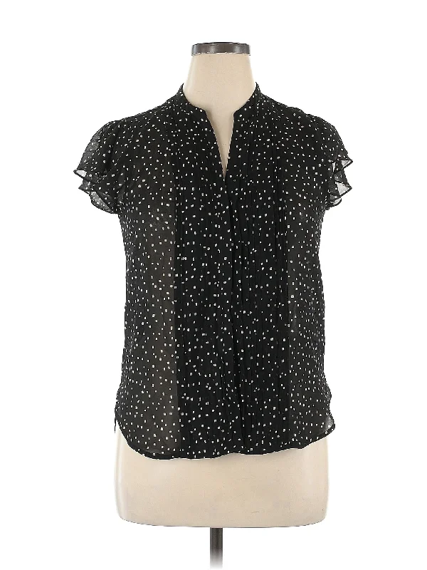 Short Sleeve Blouse Peter Pan Collar Blouse