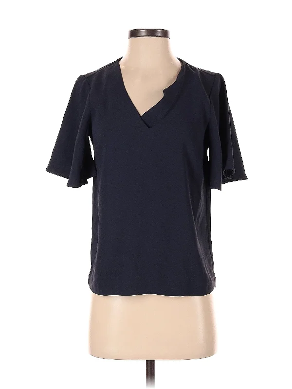 Short Sleeve Blouse Gathered Detail Blouse