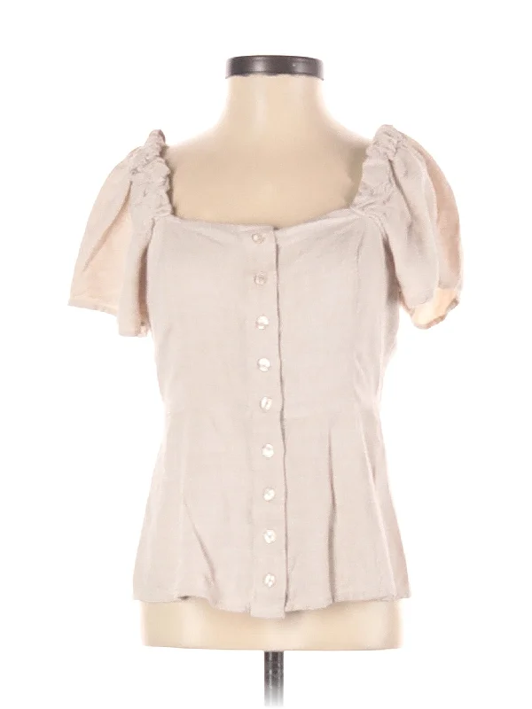 Short Sleeve Blouse Business Casual Blouse