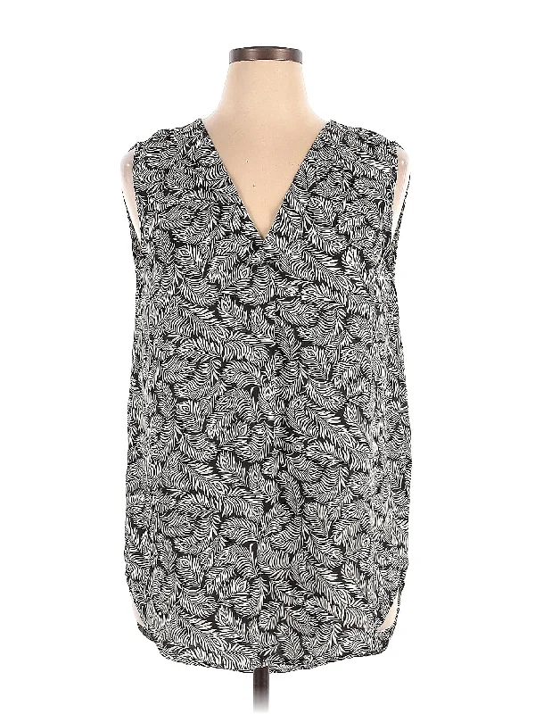 Sleeveless Blouse Pastel Color Blouse