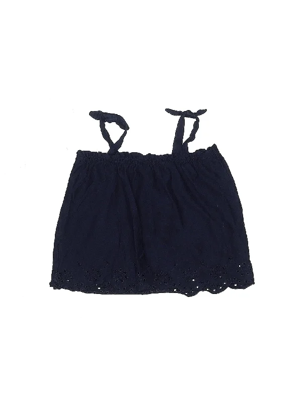 Sleeveless Blouse Subtle Shimmer Blouse