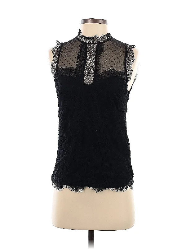 Sleeveless Blouse Subtle Shimmer Blouse