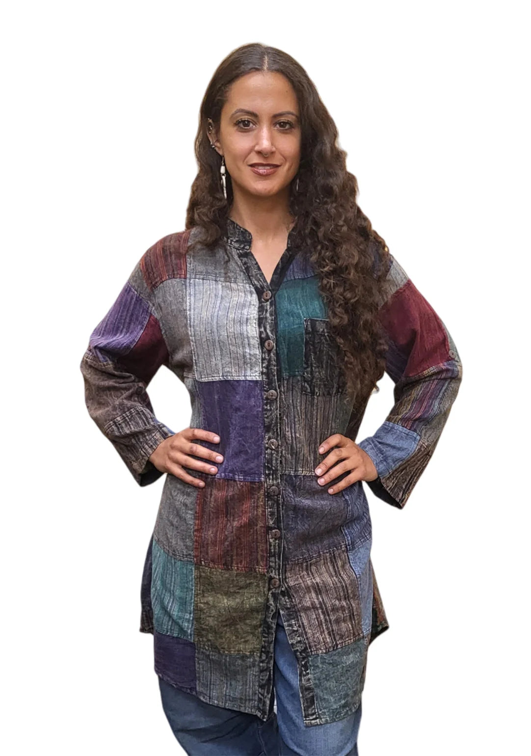 Rastra Tunic/Blouse Ruffled Neck Blouse