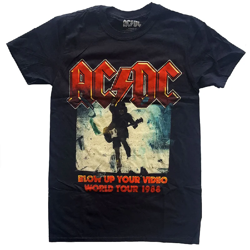 AC/DC | Official Band T-Shirt | Blow Up Your Video Welt Pockets Slit Pockets