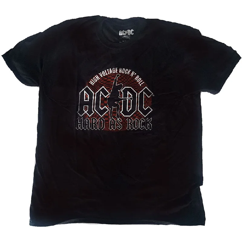 AC/DC | Official Band T-Shirt | Hard As Rock Welt Pockets Slit Pockets Flap Pockets