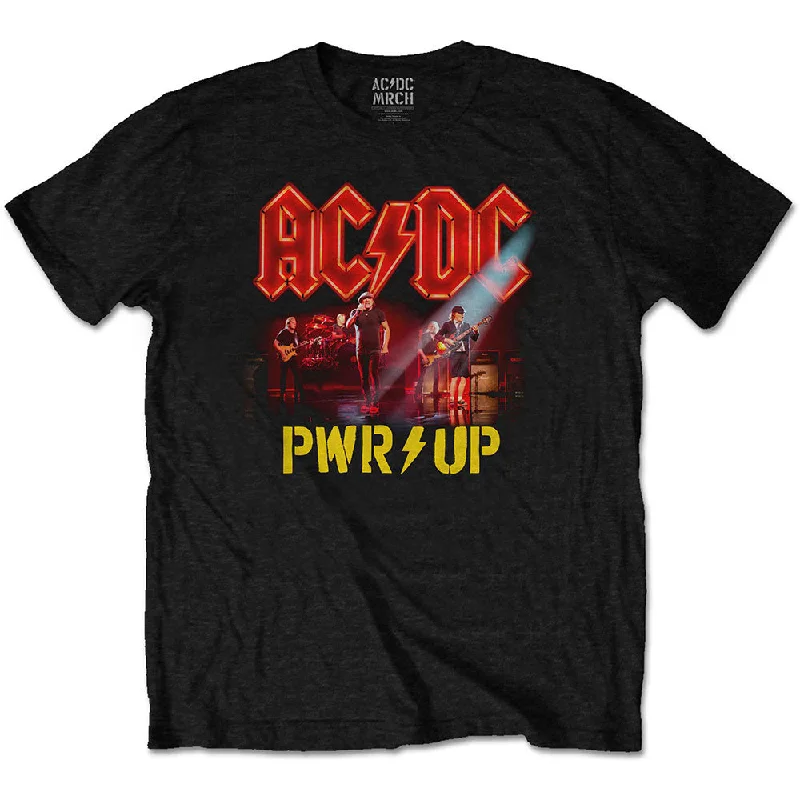 AC/DC | Official Band T-Shirt | Neon Live Oversized T-Shirt Spandex breathable