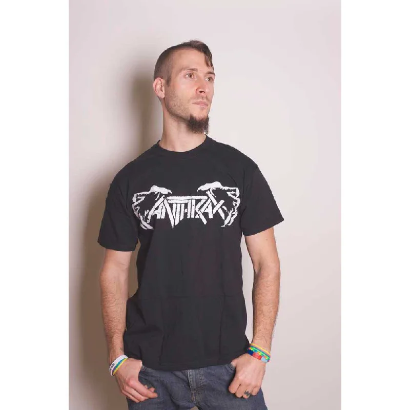 Anthrax | Official Band T-Shirt | Death Hands Silk Blend Satin Velvet