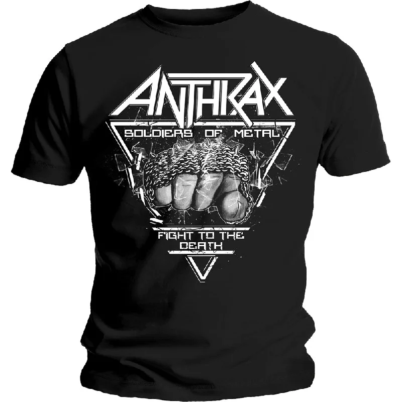 Anthrax | Official Band T-Shirt | Soldier of Metal FTD Lace Blend Ribbed Blend Corduroy Blend Anthrax | Official Band T-Shirt | Soldier of Metal FTD Lace Blend Ribbed Blend Corduroy Blend