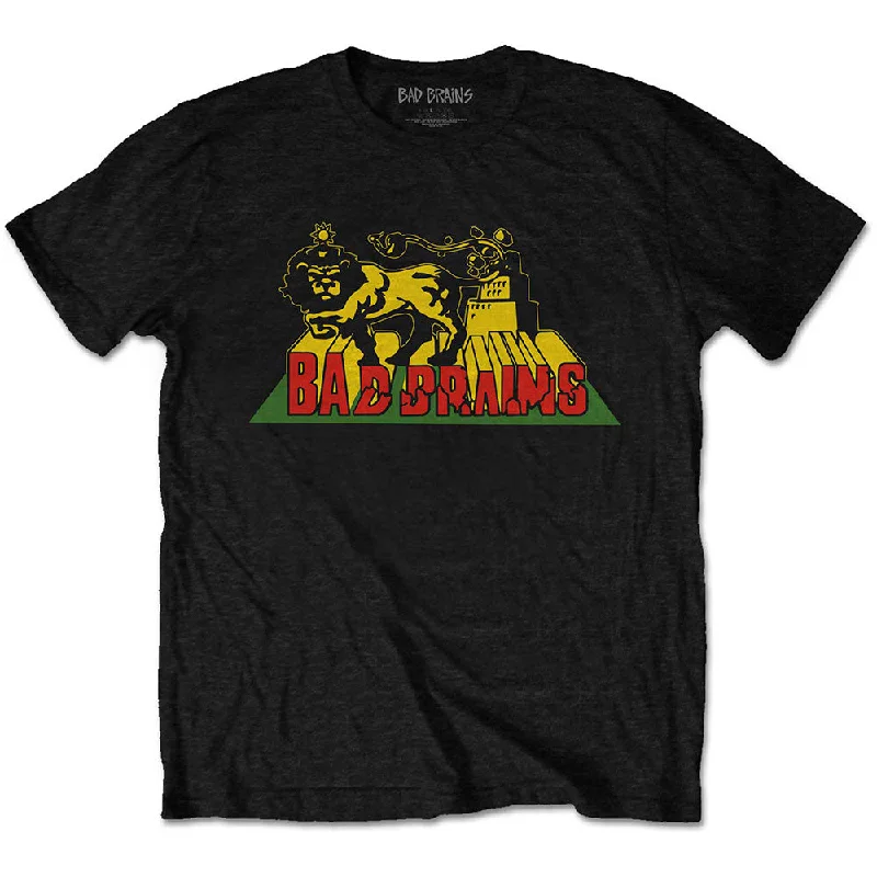 Bad Brains | Official Band T-Shirt | Lion Crush Zippered Front Buttoned Front Snap Front Bad Brains | Official Band T-Shirt | Lion Crush Zippered Front Buttoned Front Snap Front