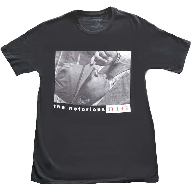 Biggie Smalls | Official Band T-Shirt | Lay Down Zippered Front Buttoned Front Snap Front Biggie Smalls | Official Band T-Shirt | Lay Down Zippered Front Buttoned Front Snap Front
