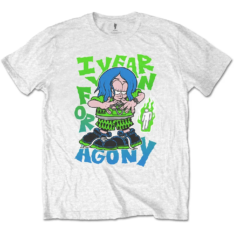 Billie Eilish | Official Band T-Shirt | Agony Fitted T-Shirt Seamless Stretchy