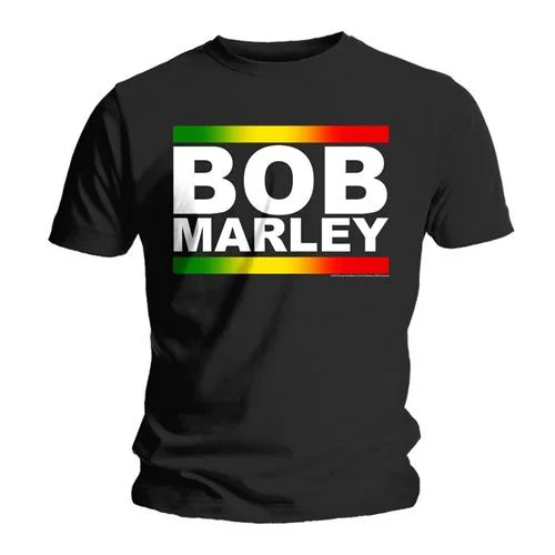 Bob Marley | Official Band T-Shirt | Rasta Band Block Rayon Velvet Corduroy