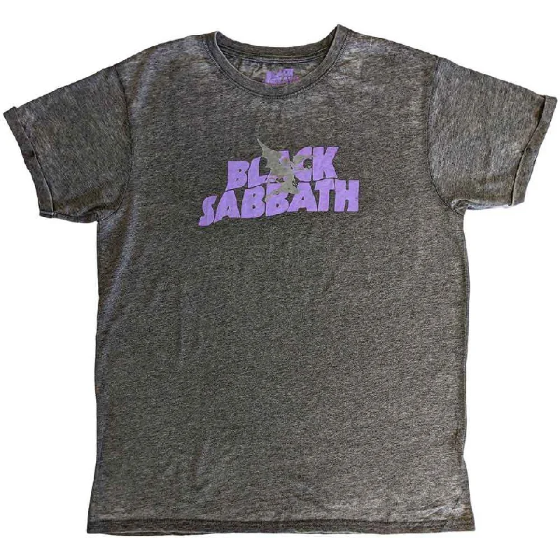 Black Sabbath | Official Band T-Shirt | Logo & Daemon Satin Fabric Silk Fabric Chiffon Fabric Black Sabbath | Official Band T-Shirt | Logo & Daemon Satin Fabric Silk Fabric Chiffon Fabric