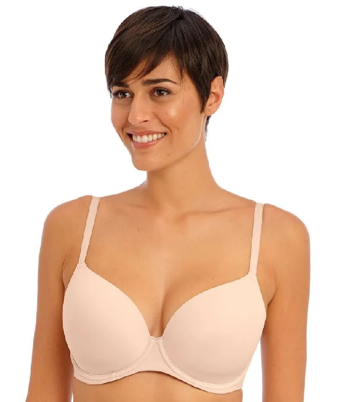 Freya Undetected Underwire Moulded T-shirt Bra - Natural Beige Casual Formal Business Freya Undetected Underwire Moulded T-shirt Bra - Natural Beige Casual Formal Business