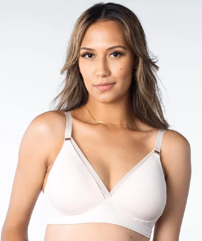 Hotmilk Ambition Triangle T-Shirt Contour Wire-free Nursing Bra - Shell Pink Hooded Caped Shawl Collar Hotmilk Ambition Triangle T-Shirt Contour Wire-free Nursing Bra - Shell Pink Hooded Caped Shawl Collar