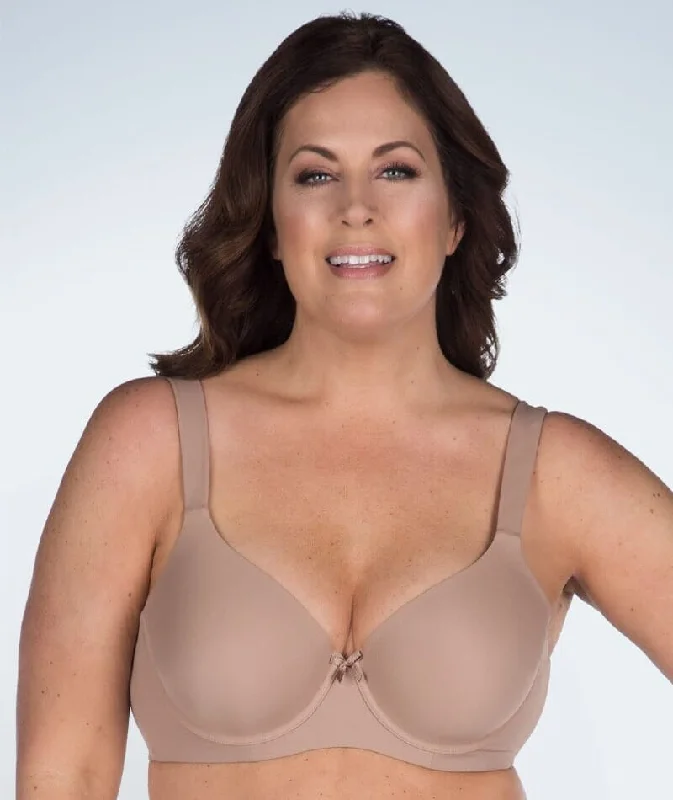 Leading Lady Lightly Padded Wire-free T-Shirt Bra - Warm Taupe Oversized T-Shirt Spandex breathable Leading Lady Lightly Padded Wire-free T-Shirt Bra - Warm Taupe Oversized T-Shirt Spandex breathable
