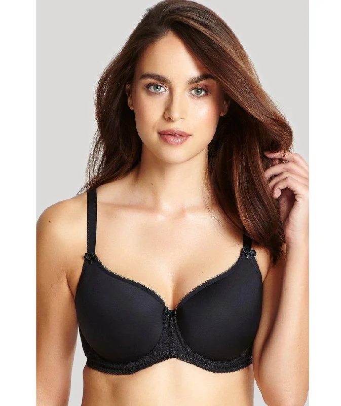 Panache Cari Moulded Spacer Underwired T-Shirt Bra - Black Graphic T-Shirt Round Neck Polyester Panache Cari Moulded Spacer Underwired T-Shirt Bra - Black Graphic T-Shirt Round Neck Polyester
