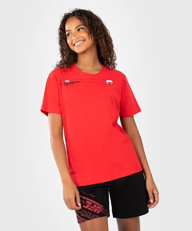 T-Shirt Femme UFC Venum Performance Institute 2.0 - Rouge Nylon Fabric Polyester Fabric Spandex Fabric T-Shirt Femme UFC Venum Performance Institute 2.0 - Rouge Nylon Fabric Polyester Fabric Spandex Fabric