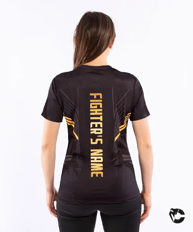 T-shirt Technique Femme Fighters UFC Venum Authentic Fight Night - Champion Collared Crew Neck Turtle Neck T-shirt Technique Femme Fighters UFC Venum Authentic Fight Night - Champion Collared Crew Neck Turtle Neck