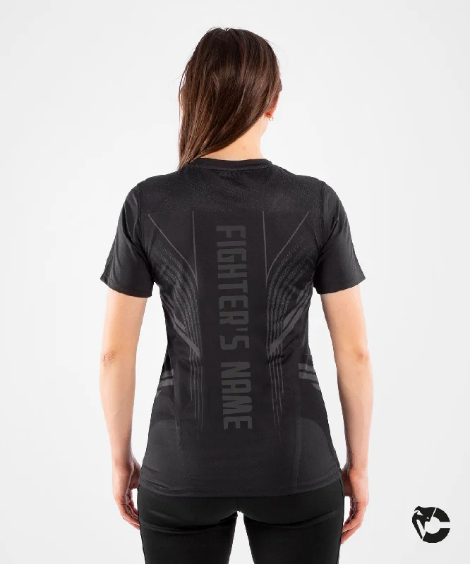 T-shirt Technique Femme Fighters UFC Venum Authentic Fight Night - Noir Front Pockets Side Pockets Patch Pockets T-shirt Technique Femme Fighters UFC Venum Authentic Fight Night - Noir Front Pockets Side Pockets Patch Pockets