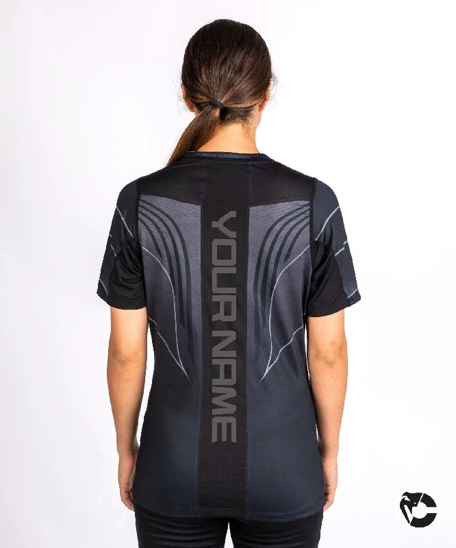 T-shirt Technique Femme Personnalisé UFC Venum Authentic Fight Night 2.0 - Noir Lace Blend Ribbed Blend Corduroy Blend T-shirt Technique Femme Personnalisé UFC Venum Authentic Fight Night 2.0 - Noir Lace Blend Ribbed Blend Corduroy Blend