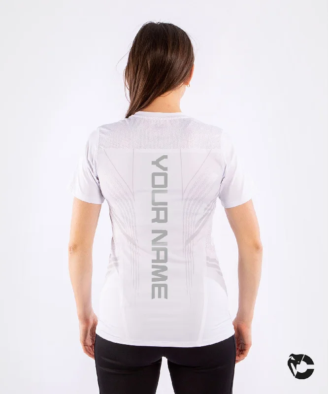 T-shirt Technique Femme Personnalisé UFC Venum Authentic Fight Night - Blanc Wool Fabric Cashmere Fabric Tweed Fabric T-shirt Technique Femme Personnalisé UFC Venum Authentic Fight Night - Blanc Wool Fabric Cashmere Fabric Tweed Fabric