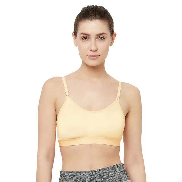 T.T. Women Skin Moulded Solid Sports Blouse Casual Relaxed Fit Blouse