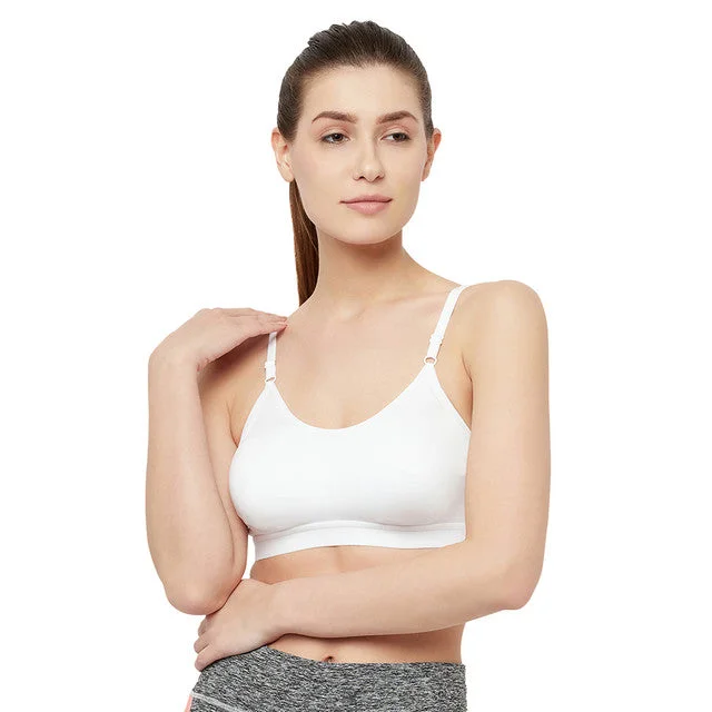 T.T. Women White Moulded Solid Sports Blouse Business Casual Blouse