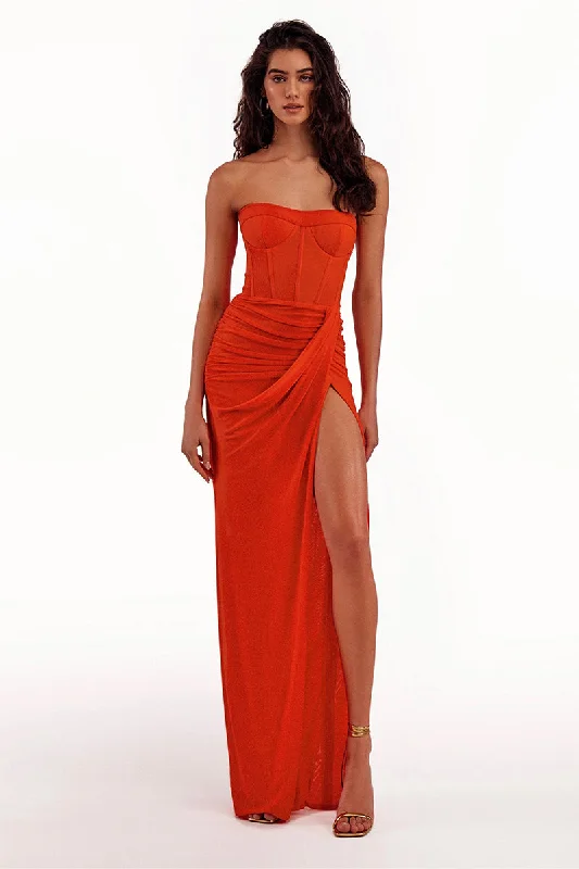 Dream Bodycon Strapless Maxi Dress Classic Black Maxi Dress