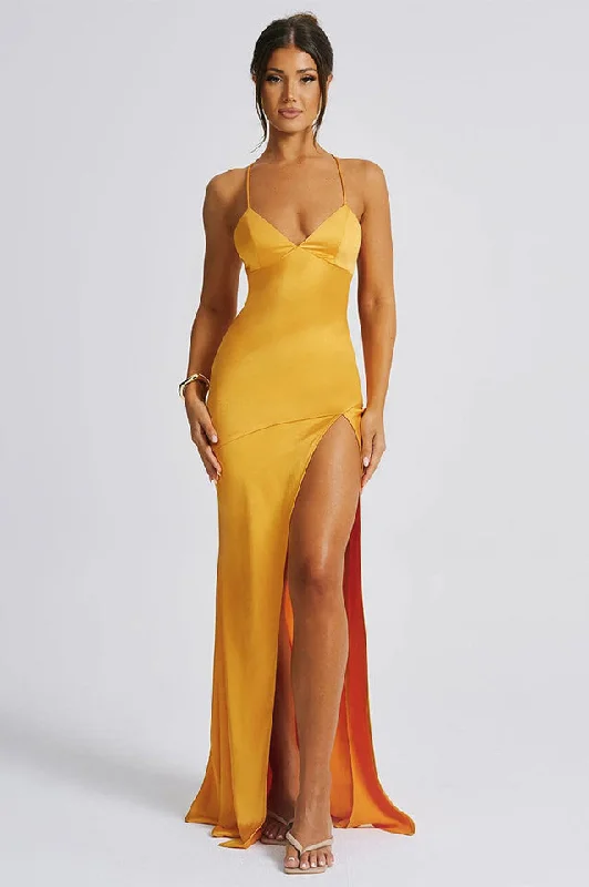 Isobel Maxi Dress Classic Solid Maxi Dress
