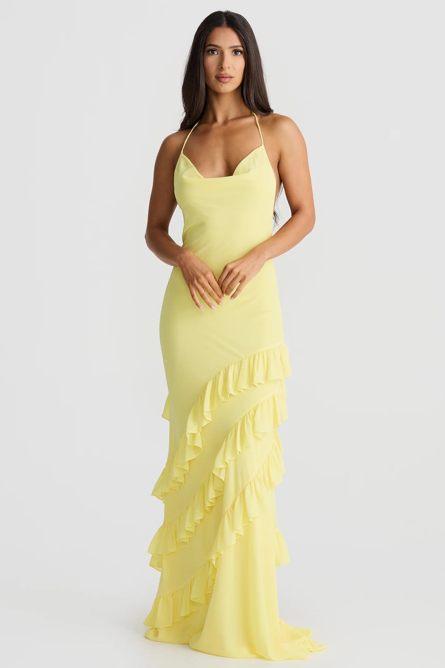 MILANA MAXI DRESS Elegant Maxi Dress with Pockets