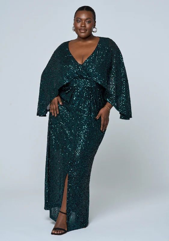 Red Carpet Ready Maxi Dress Stylish Maxi Dress with Pleats