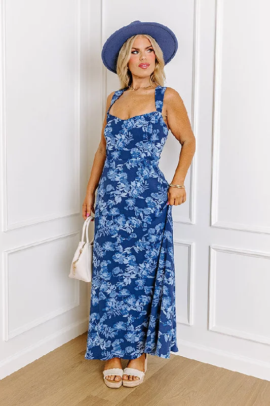 Small Town Charm Floral Maxi Dress Curves Comfortable Casual Maxi Dress
