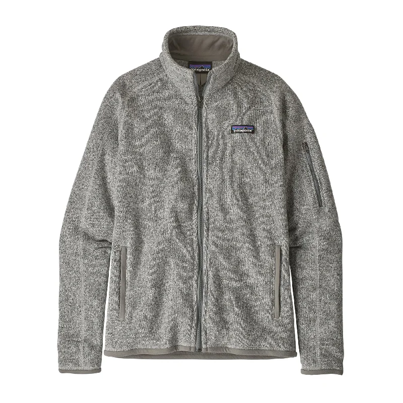 Women's Better Sweater® Jacket - Birch White Insulated Jacket Fitted Jacket Loose Jacket