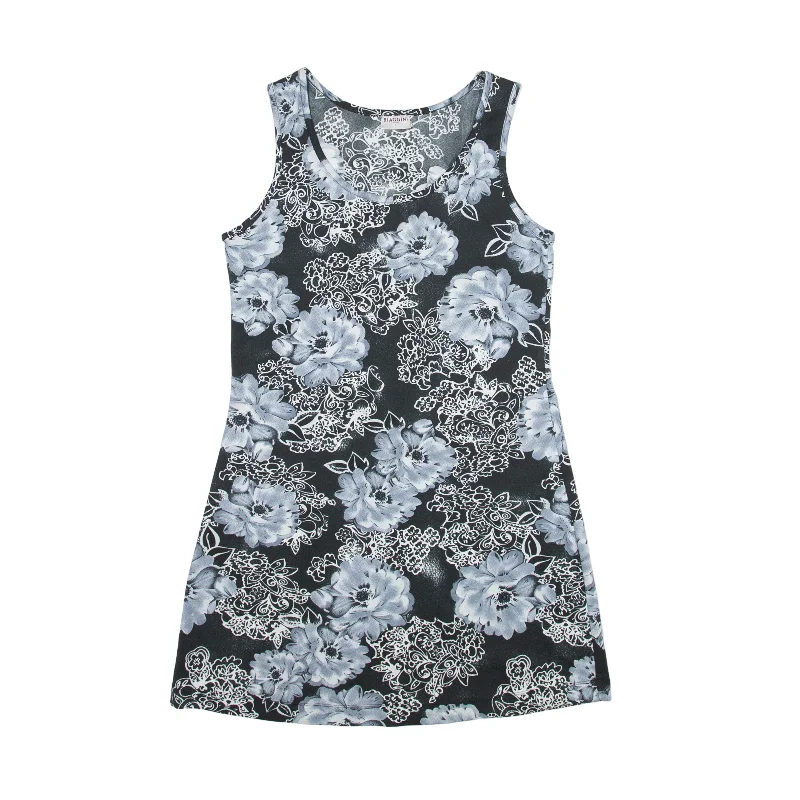 BIAGGINI Y2K Mini Dress Black Floral Sleeveless Short Womens UK 14 Cozy Knit Mini Dress BIAGGINI Y2K Mini Dress Black Floral Sleeveless Short Womens UK 14 Cozy Knit Mini Dress