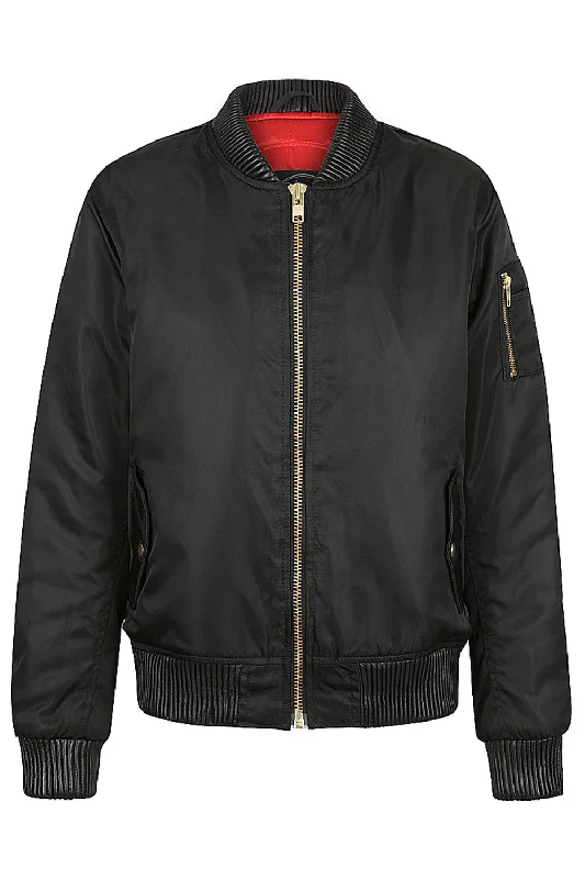Glory 2.0 Women's Bomber Jacket Oversized Jacket Tailored Jacket Straight Jacket