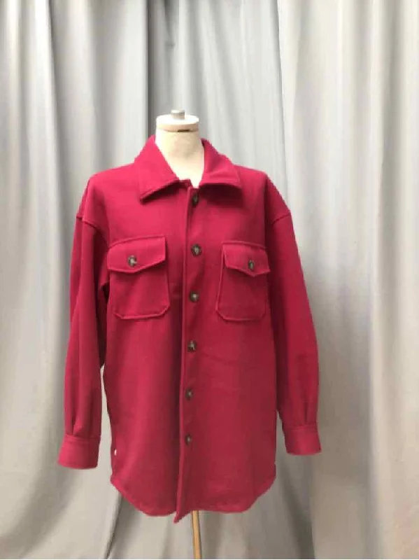C BY ONE SIZE LARGE Ladies JACKET Knit Fabric Woven Fabric Fleece Fabric