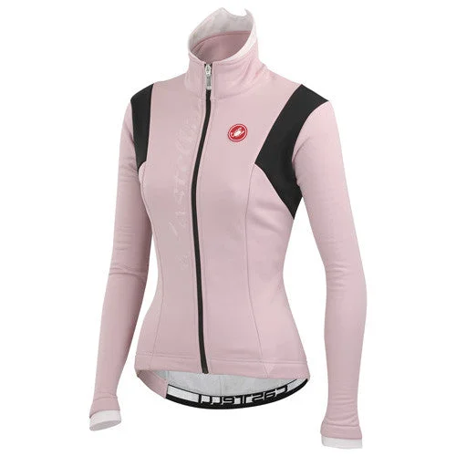 Castelli Womens Magia Jacket - Rose Rayon Fabric Velvet Fabric Corduroy Fabric