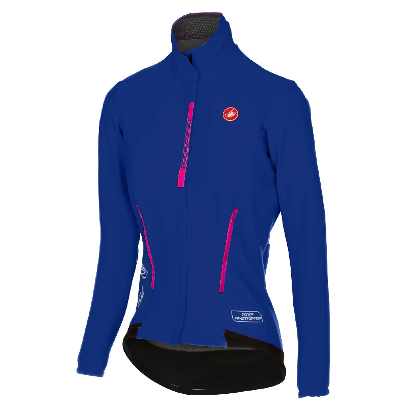 Castelli Womens Perfetto Jacket - Surf Blue Appliqued Jacket Beaded Jacket Sequined Jacket Castelli Womens Perfetto Jacket - Surf Blue Appliqued Jacket Beaded Jacket Sequined Jacket