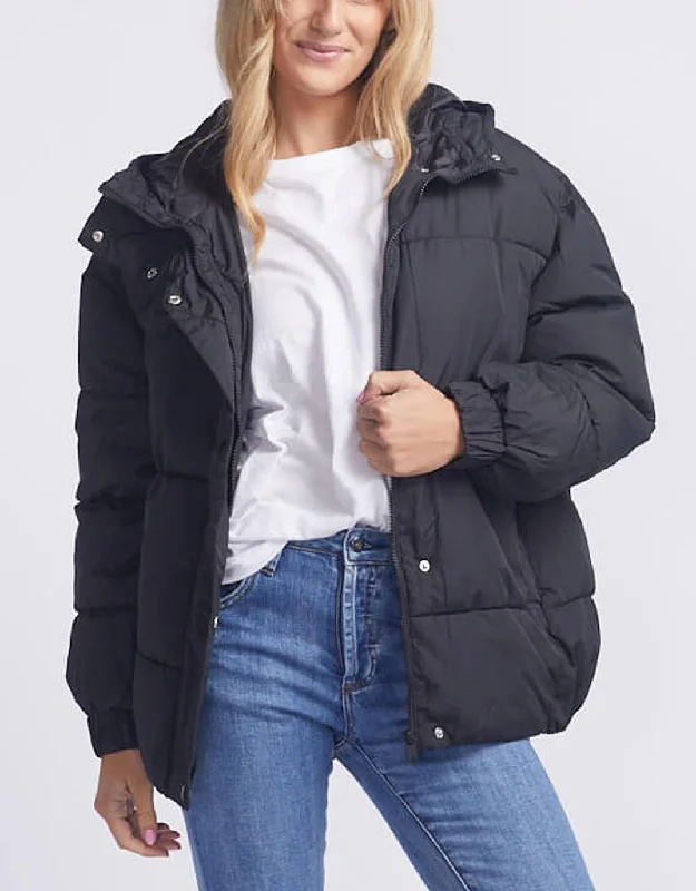 Electra Jacket - Black Fitted Jacket Loose Jacket Oversized Jacket