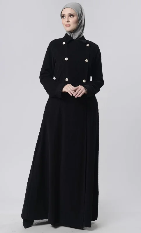 Front Double Side Button Corduroy Layer Jacket Zippered Jacket Buttoned Jacket Snapped Jacket