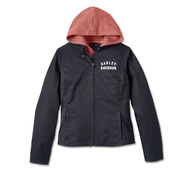 Harley-Davidson® Women's Miss Enthusiast 3-in-1 Outerwear Jacket Fleece Jacket Down Jacket Feather Jacket