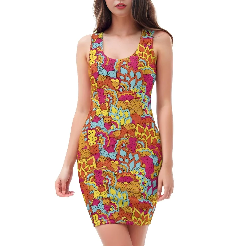 Inela Bodycon Mini Dress Comfortable Bodycon Mini Dress