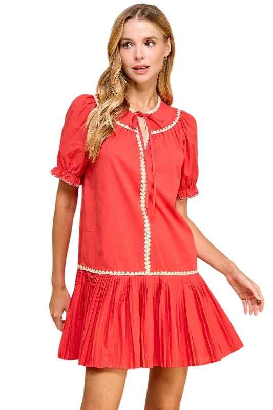 Kane Embroidered Mini Dress Elegant Velvet Mini Dress